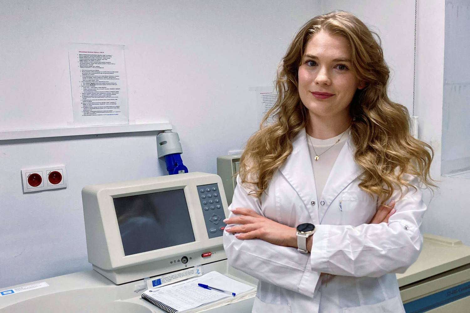 dr Maria Guzewska w laboratorium