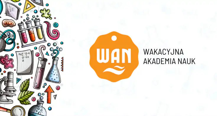 Wakacyjna Akademia Nauk 2026 baner informacyjny